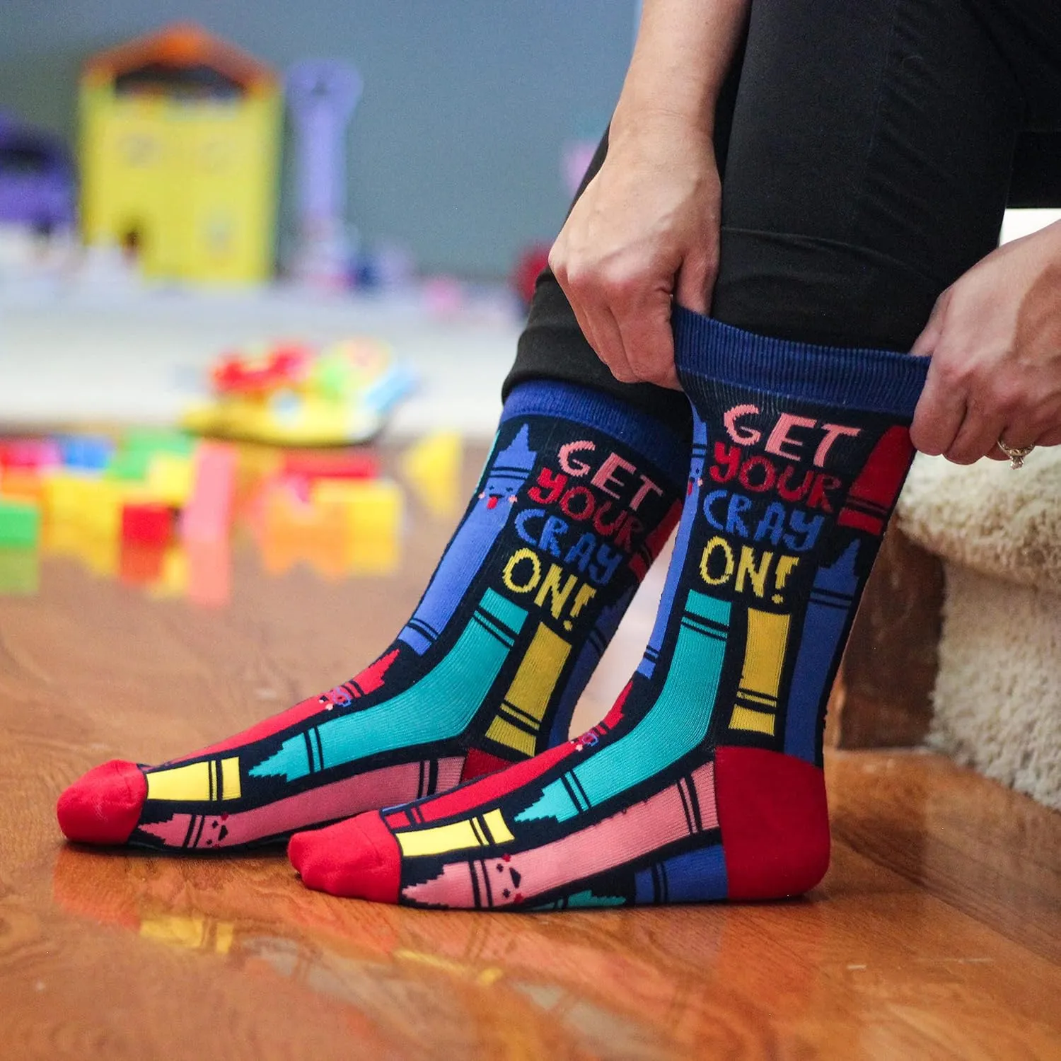 Lavley Gaming Socks - Cool Gifts for Video Gamers and Board Game Players - One Size Fits Most Men, Women, and Teens