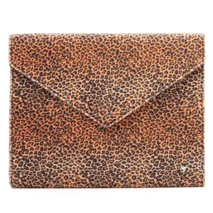 Leopard 13" Laptop Clutch