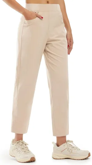 Libin Women’s Golf Pants Quick Dry Hiking Pants Lightweight Work Ankle Dress Pants for Women Business Casual Travel