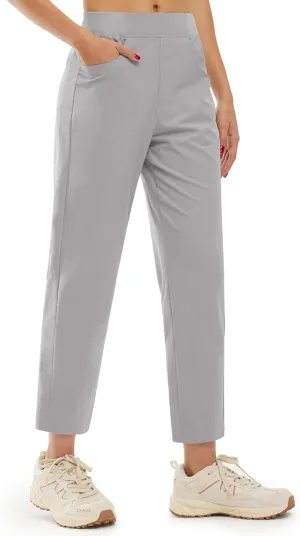 Libin Women’s Golf Pants Quick Dry Hiking Pants Lightweight Work Ankle Dress Pants for Women Business Casual Travel