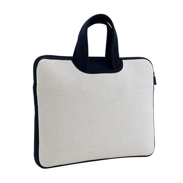 Linen Laptop Neoprene bag