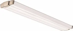 Lithonia Lighting FMLRETL 48IN 30K 80CRI BZ LED Linear Flush Mount Light, 3000k, 36 watts, 3100 lumens, 4 feet, Bronze