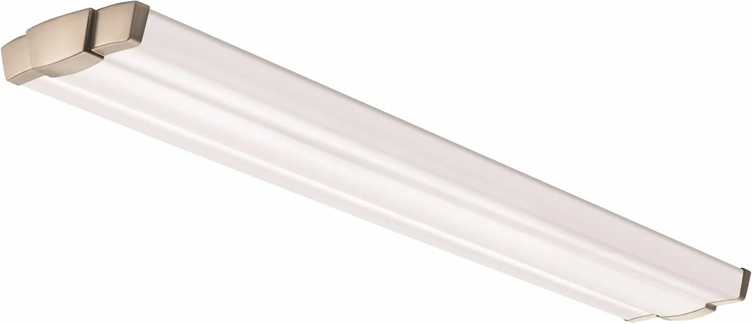 Lithonia Lighting FMLRETL 48IN 30K 80CRI BZ LED Linear Flush Mount Light, 3000k, 36 watts, 3100 lumens, 4 feet, Bronze