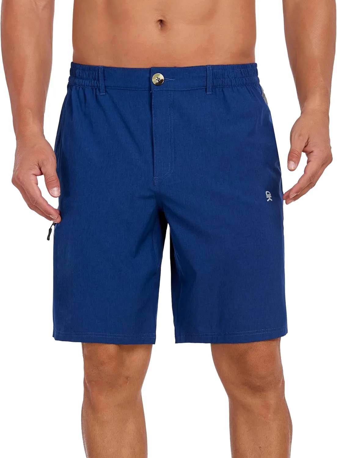 Little Donkey Andy Men's Quick Dry Stretch Shorts for Hiking Golf Travel, with Elastic Waist