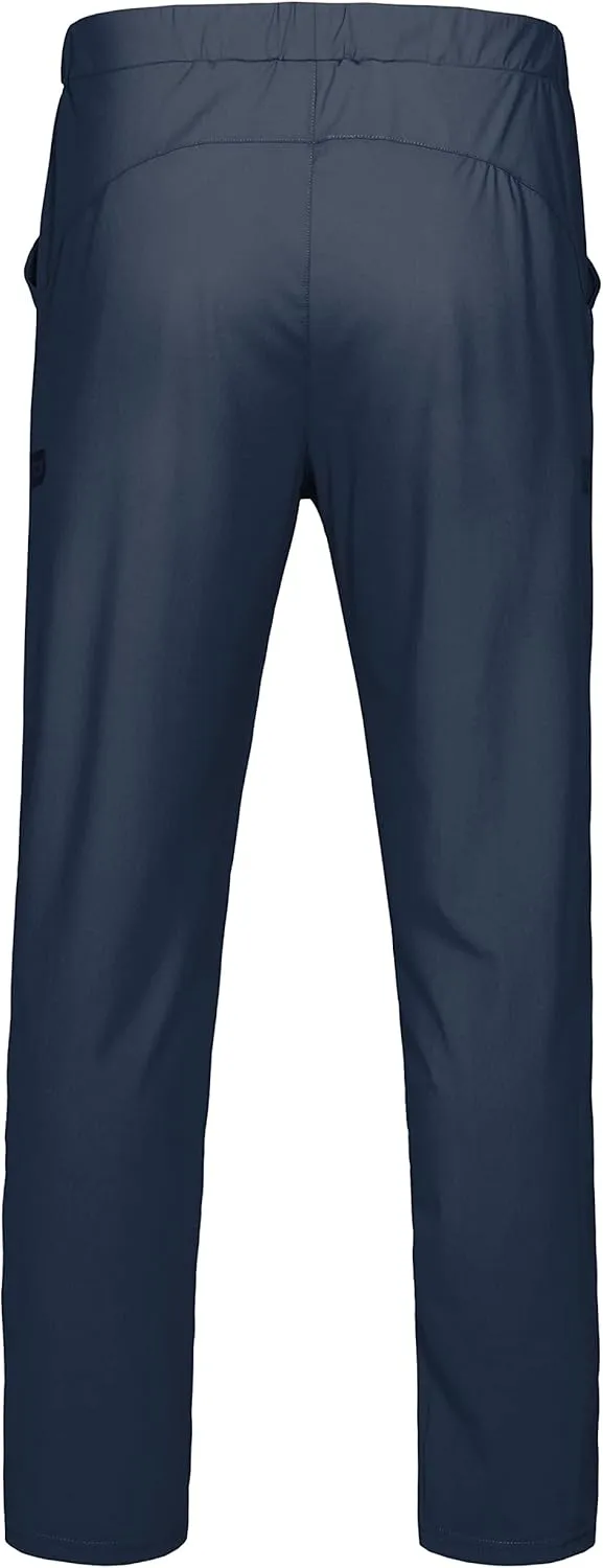 Little Donkey Andy Men's Ultra-Stretch Lightweight Quick Dry Athletic Pants Drawstring Travel Exercise Running Jogging
