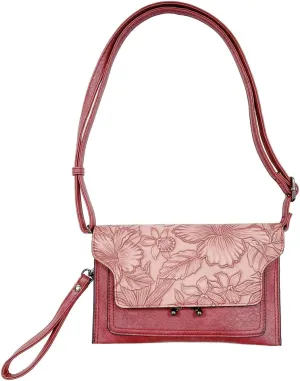 Liz Soto Kate Small Clutch Purses for Women - Vegan Leather Cross Body Shoulder Bag or Handbag with Adjustable Straps