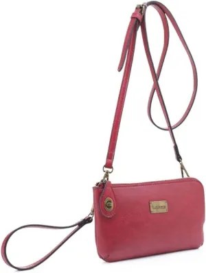 Liz Soto Tina Wristlet Wallets for Women - Clutch Wristlet Convertible to Shoulder Bag or Handbag, Wrist Purse