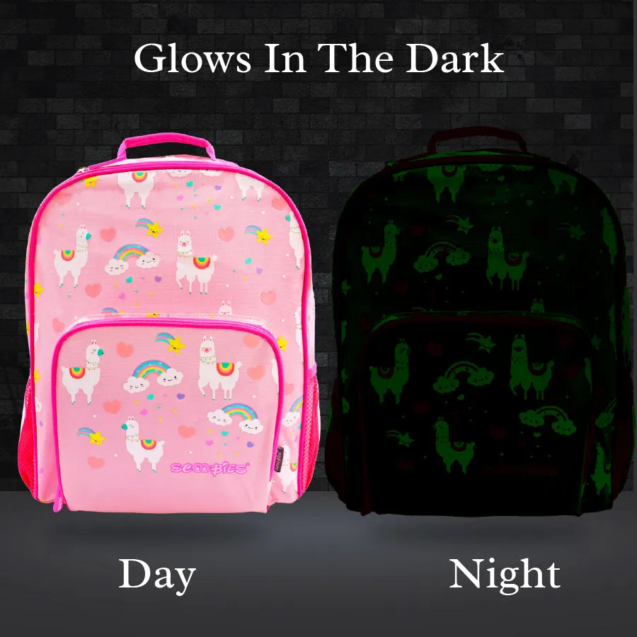 Llama Glow in the Dark Bag 16”