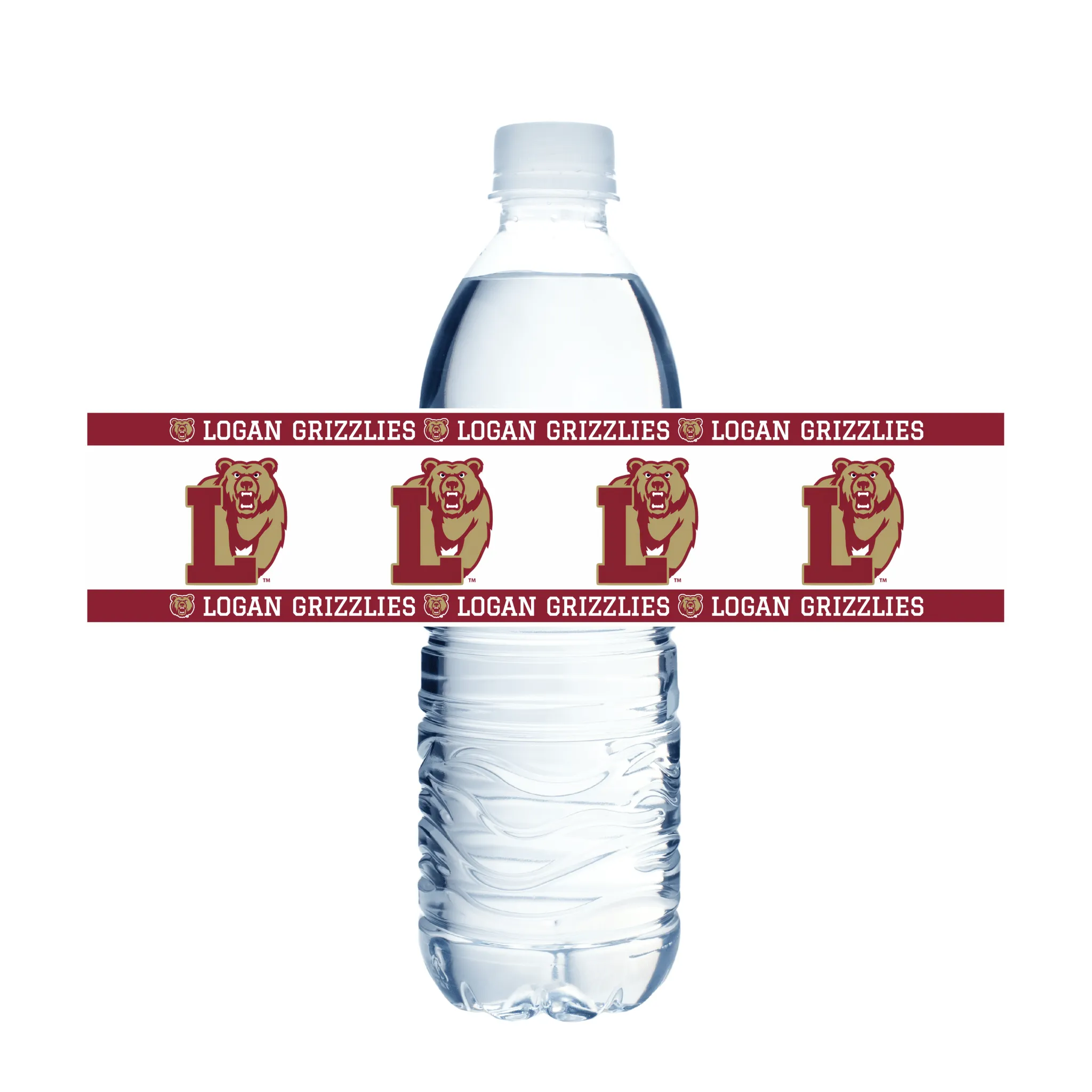 Logan High School Water Bottle Labels | 12 ct