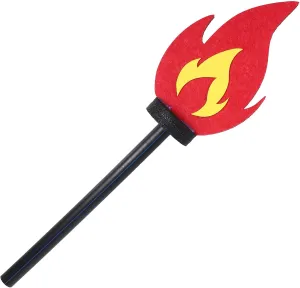 LOGOFUN Artificial Torch Toy Handheld Fake Torch Model Funny Torch Prop Party Cheering Wand for Sports Game Party Supplies