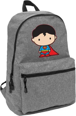 LOGOVISION Superman Cute Chibi Character Lightweight Backpack for Work School Daily Use Packable for Travel