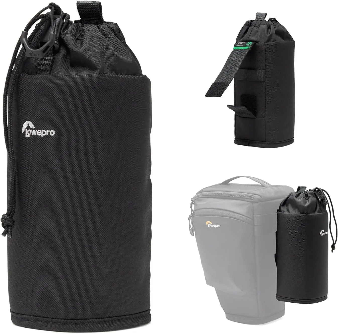 Lowepro ProTactic Bottle Pouch III Compatible with ProTactic Camera Backpack 350/450 III Modular System, Insulated Pouch, Holds Water Bottles Up to 1L, Water Bottle Carrier, Camera Accessories