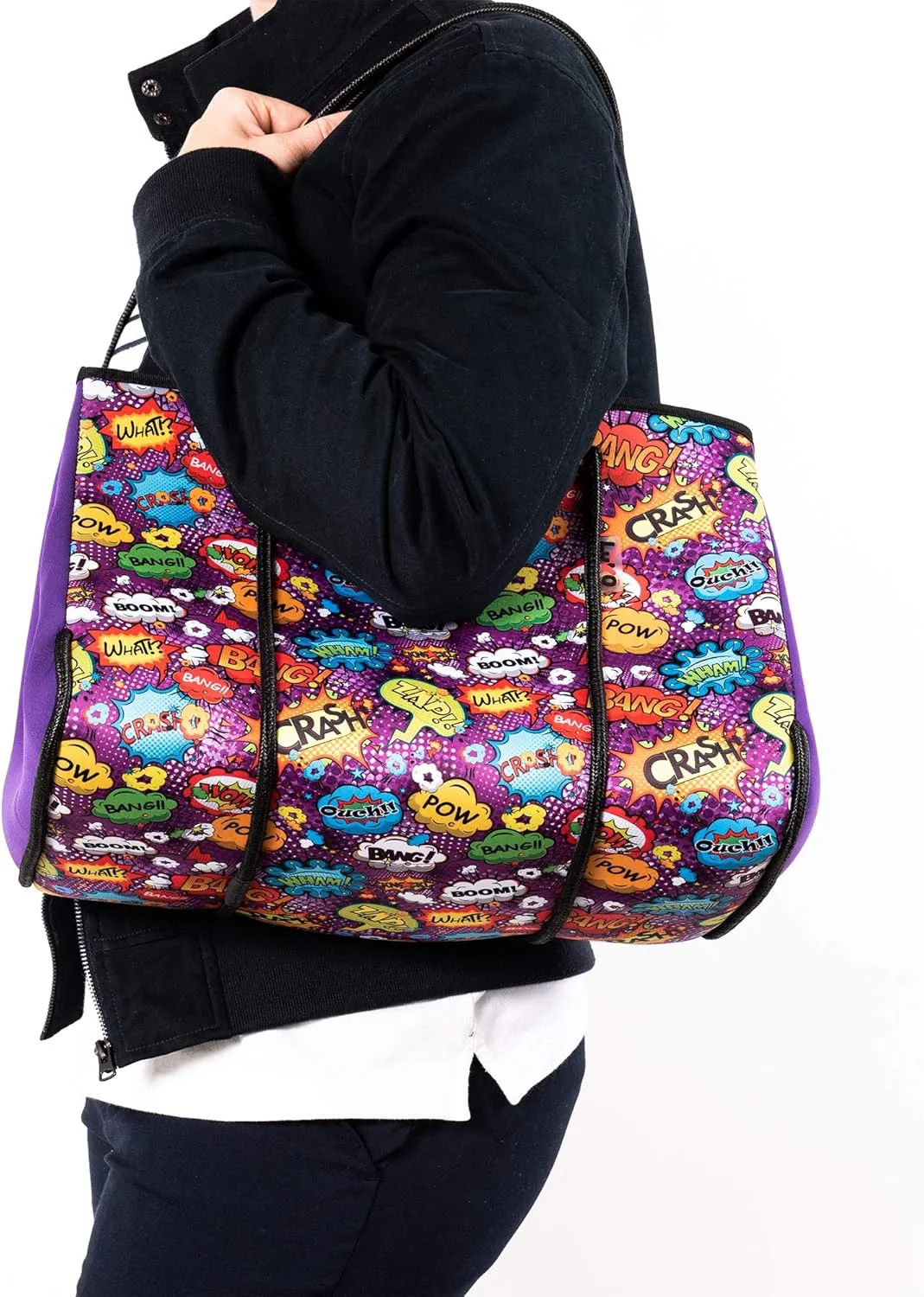 Luvo - Women's Neoprene Phantom Tote Handbags - Travel