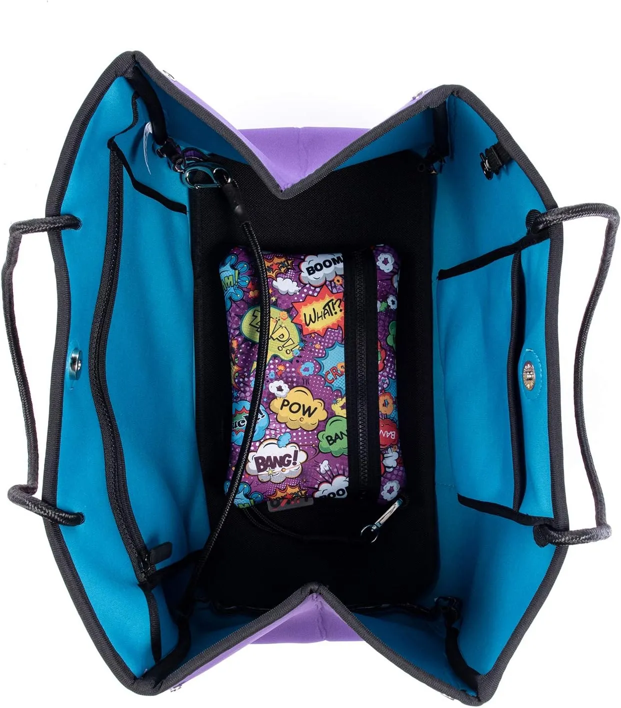 Luvo - Women's Neoprene Phantom Tote Handbags - Travel