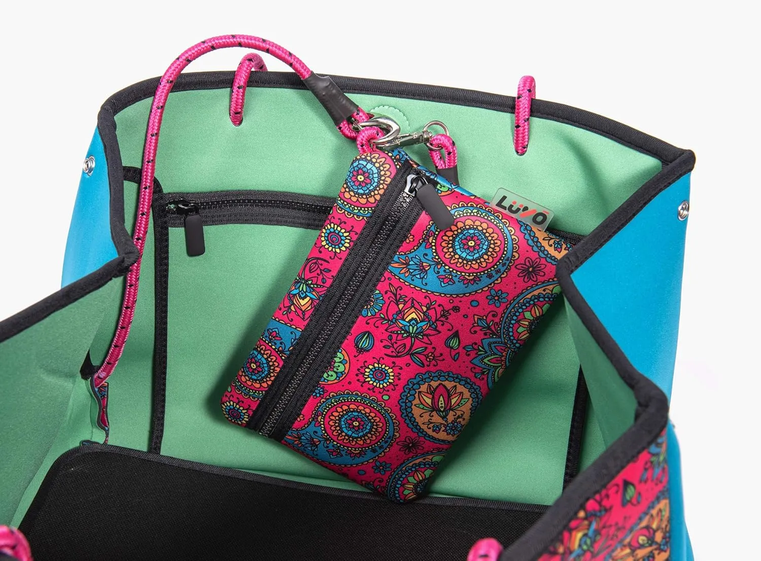 Luvo - Women's Neoprene Phantom Tote Handbags - Travel