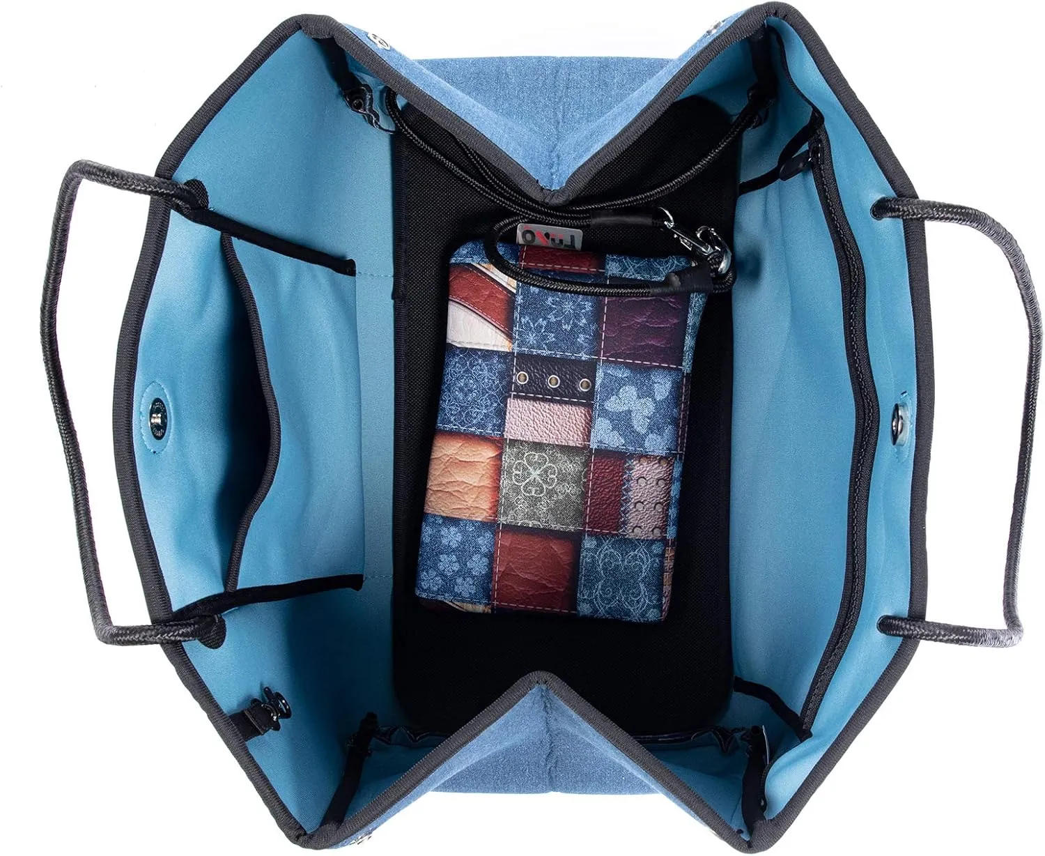 Luvo - Women's Neoprene Phantom Tote Handbags - Travel