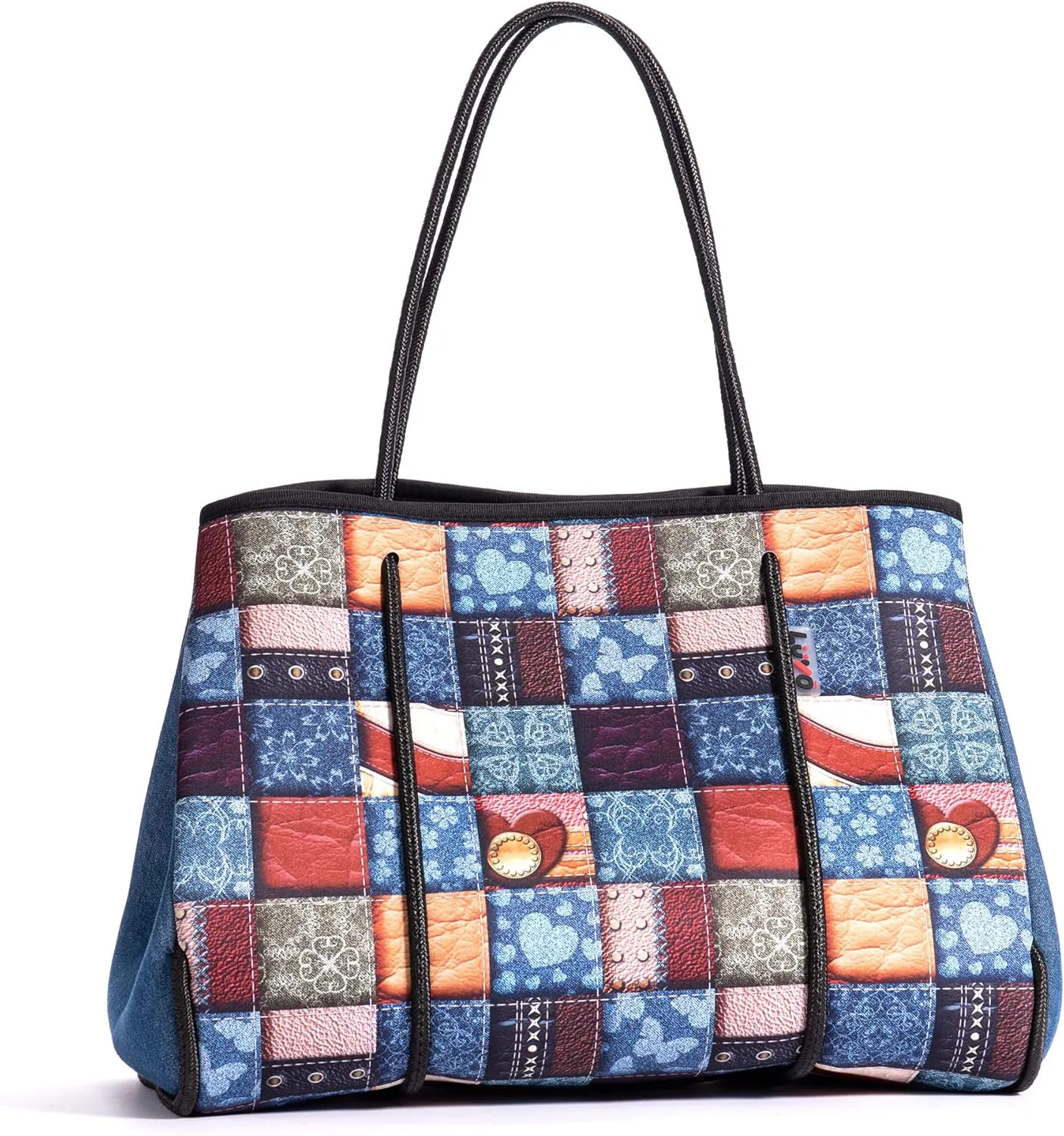 Luvo - Women's Neoprene Phantom Tote Handbags - Travel