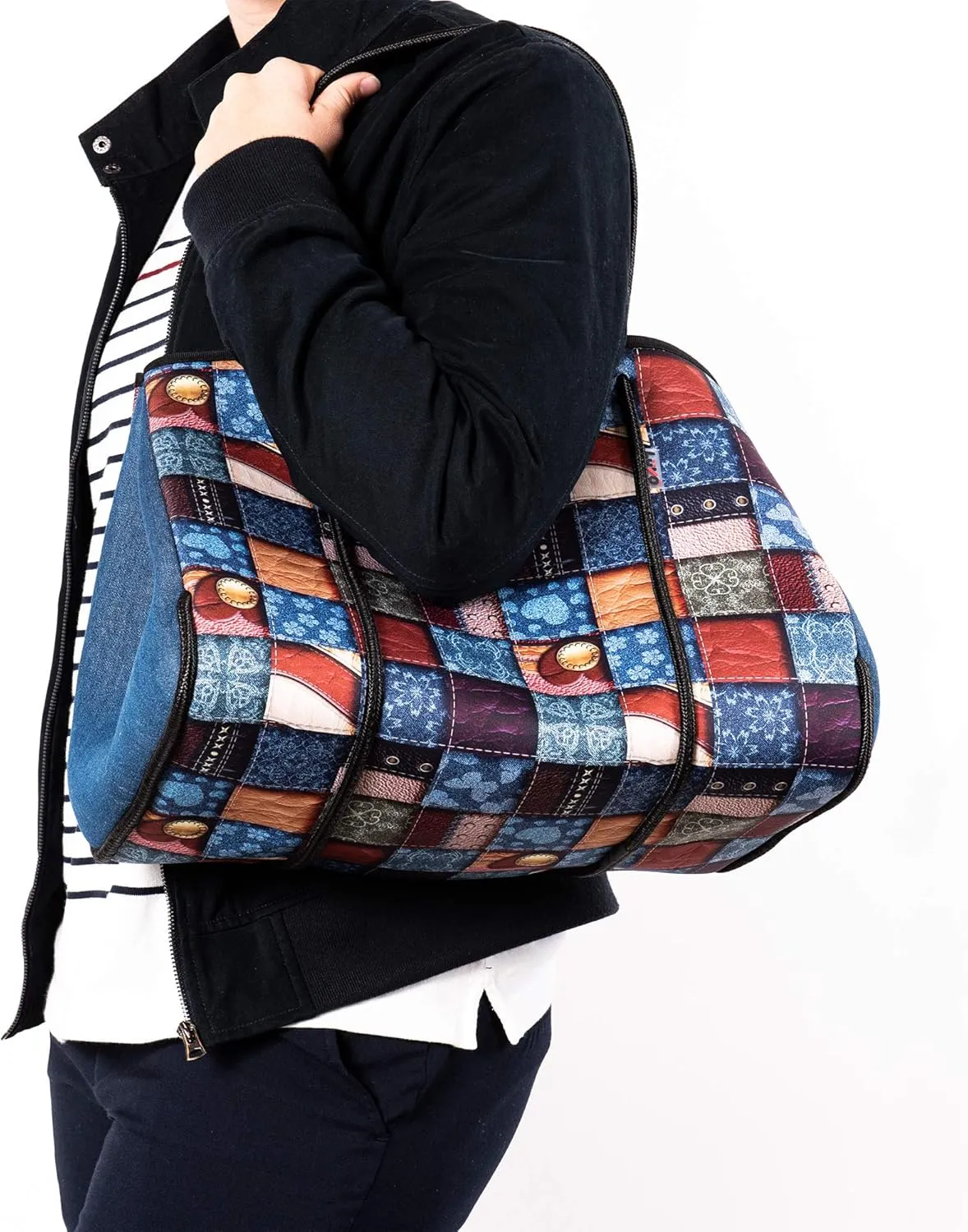 Luvo - Women's Neoprene Phantom Tote Handbags - Travel