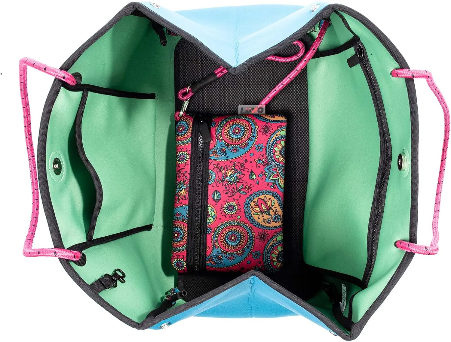 Luvo - Women's Neoprene Phantom Tote Handbags - Travel