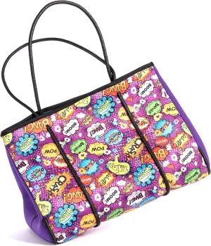 Luvo - Women's Neoprene Phantom Tote Handbags - Travel