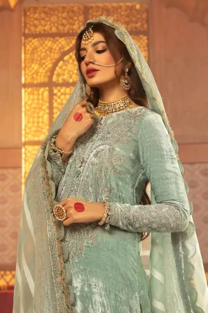 MARIA.B Luxury Velvet Collection – VEL-20-102-Sea Green