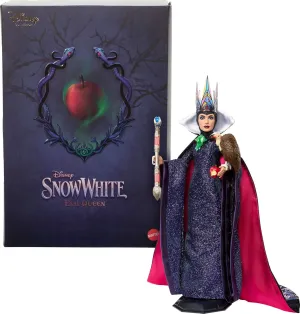Mattel Disney Collector Evil Queen Collectible Fashion Doll in Signature Clothing Inspired by Disney Snow White Movie, Gifts for Kids & Collectors