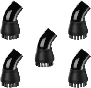 McCULLOCH Steam Cleaner Accessory Bundle with A1375-101 2-Pack Replacement Mop Pads and A1230-005 5-Pack Nylon Utility Brushes
