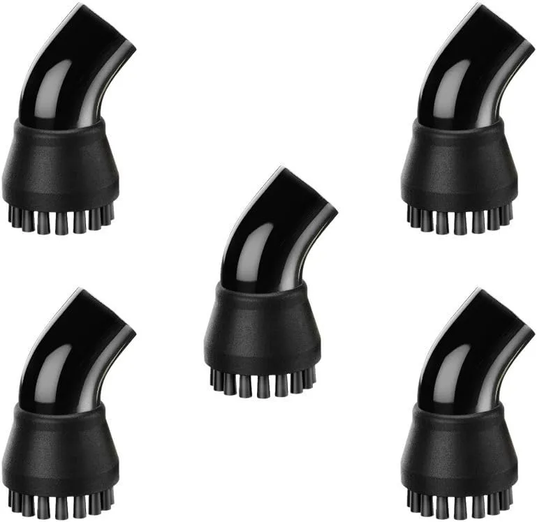 McCULLOCH Steam Cleaner Accessory Bundle with A1375-101 2-Pack Replacement Mop Pads and A1230-005 5-Pack Nylon Utility Brushes