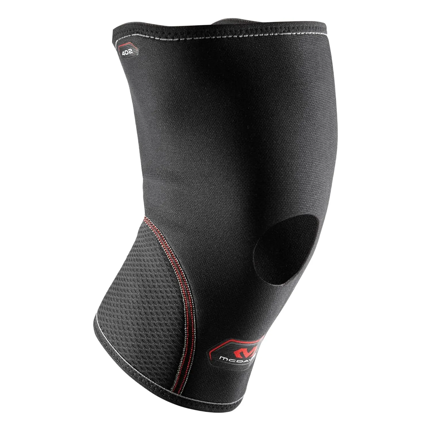 McDavid 402 Knee Support With Open Patella, Black, Large