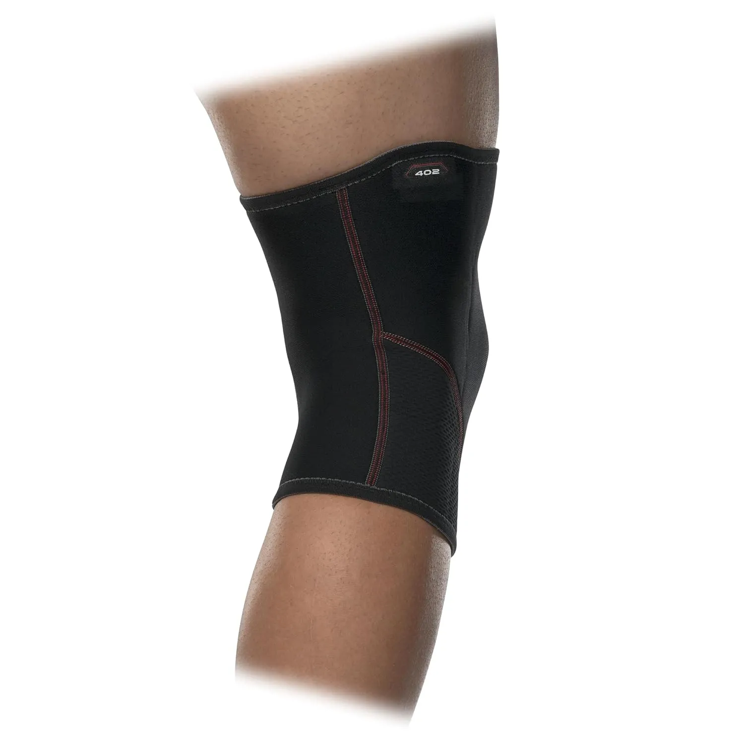 McDavid 402 Knee Support With Open Patella, Black, Large