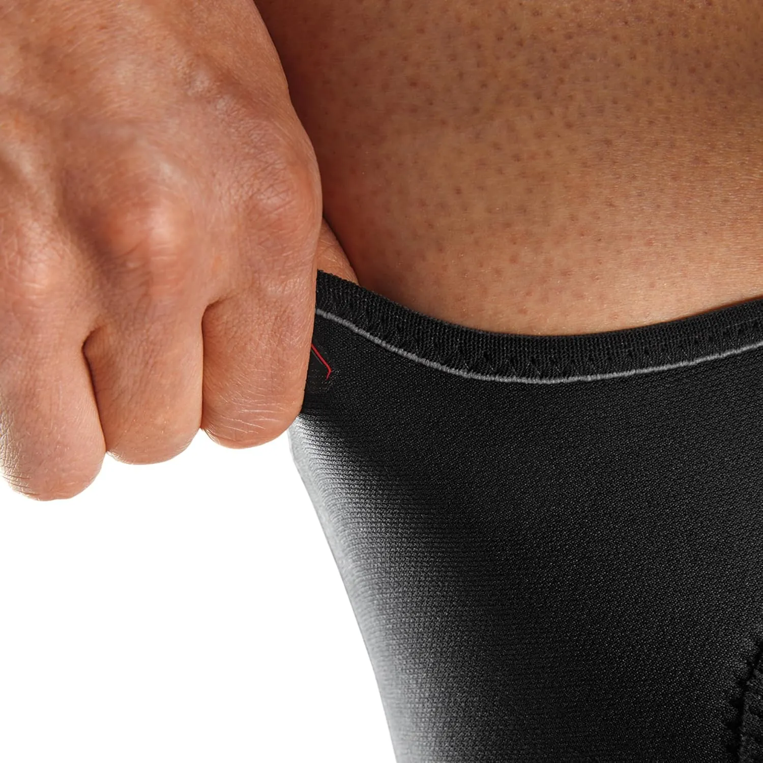 McDavid 402 Knee Support With Open Patella, Black, Large