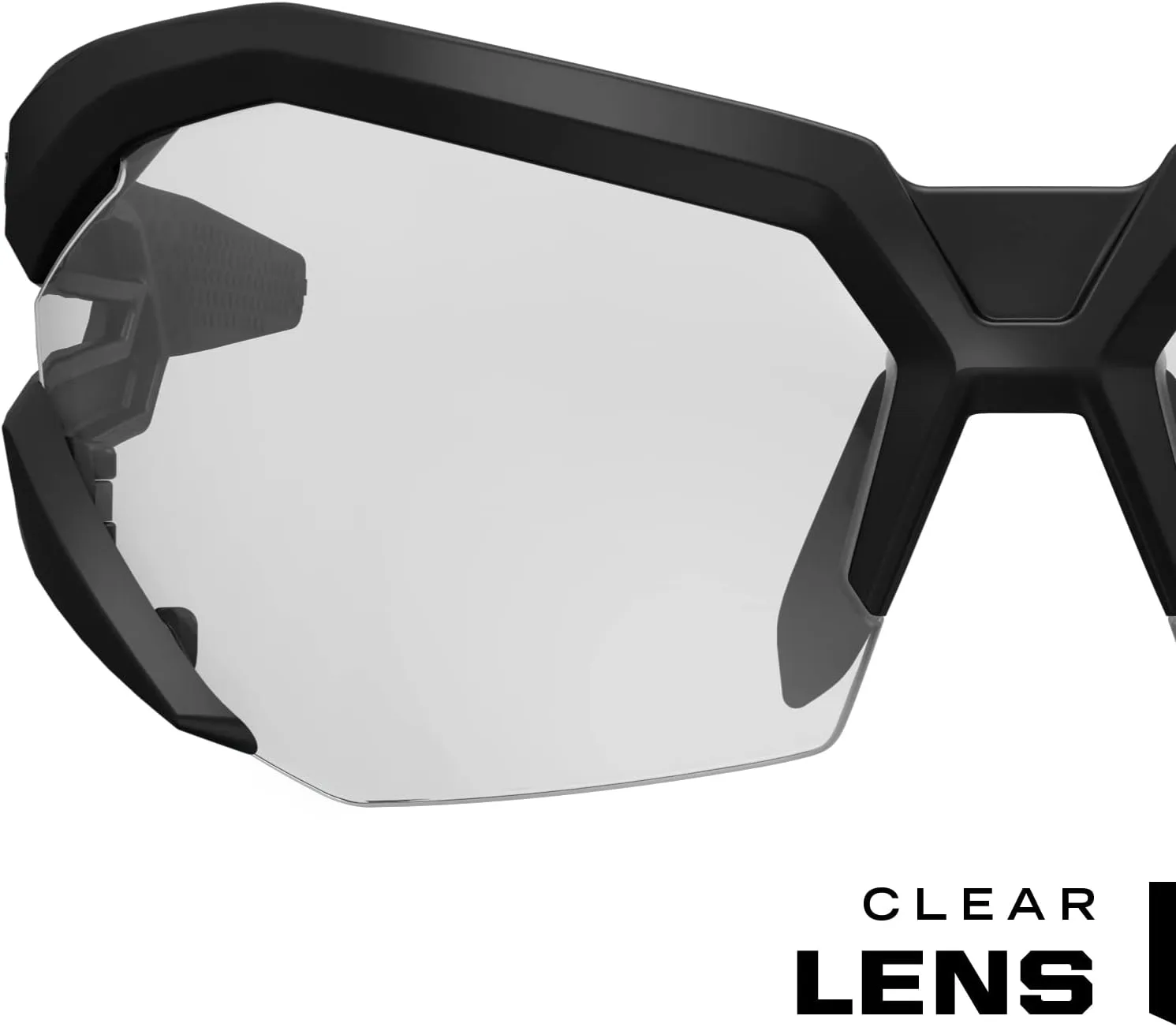 Mechanix Wear: Vision Type-V Safety Glasses with Advanced Anti Fog, Scratch Resistant, Half Framed Protective Eyewear, Lightweight Glasses with Adjustable Arms and Nose (Clear Lens)