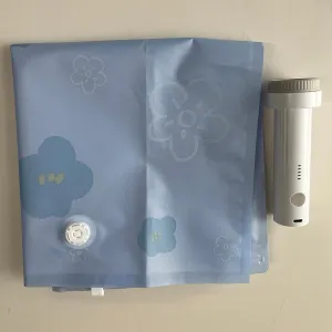 Meilulan Vacuum Storage Bags for Travel with Electric Pump (2 Small)