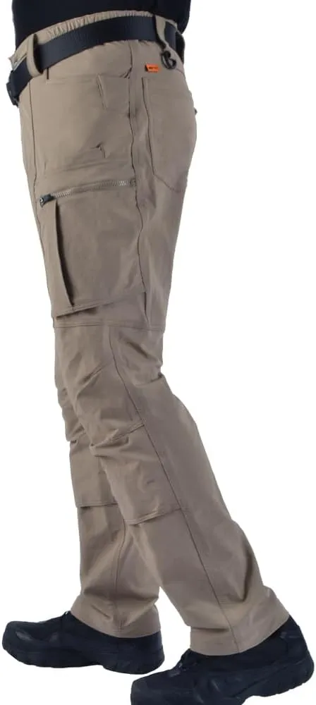 Men's 4 Way Stretch Outdoor Cargo Pants All Season with Multi Pocket Utility Work Pant