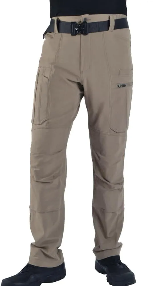 Men's 4 Way Stretch Outdoor Cargo Pants All Season with Multi Pocket Utility Work Pant