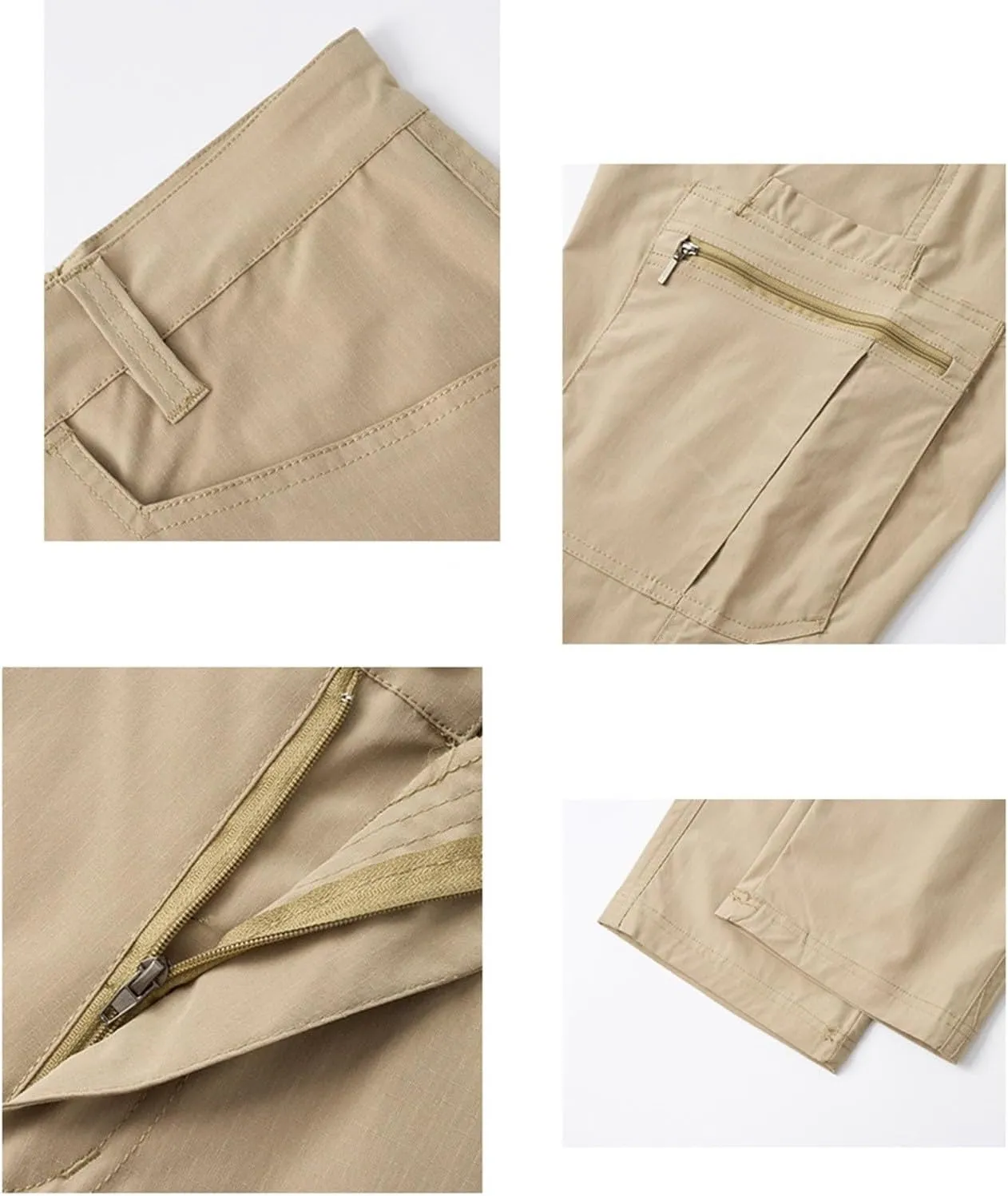 Mens Tactical Work Cargo Pants Waterproof Ripstop Stretch Quick Dry Pants Relaxed Fit Utility Outdoor Apparel