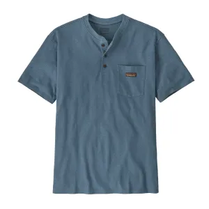 Men's Work Henley Pocket Tee