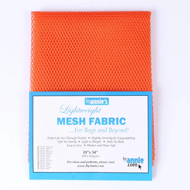 Mesh Lightweight Fabric 18 inch - Pumpkin