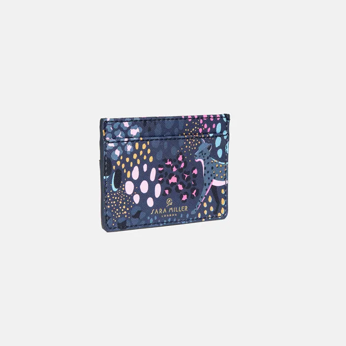 Midnight Leopard Card Holder