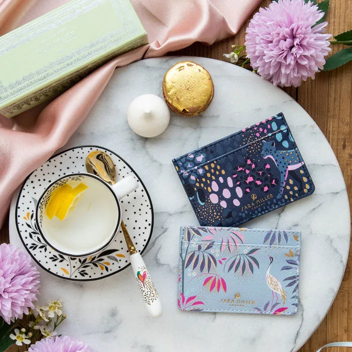 Midnight Leopard Card Holder