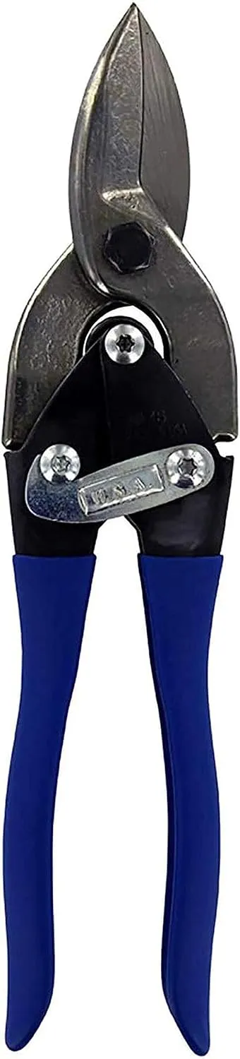 Midwest Tool & Cutlery Utility Aviation Tin Snip - Wide and Trim Cut Cold Rolled Steel Cutter with Forged Blades & Pivot Bolt - MWT-67S