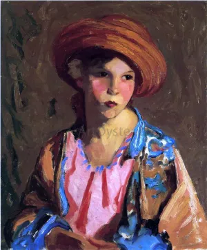 Mildred-O Hat by Robert Henri - Art Print