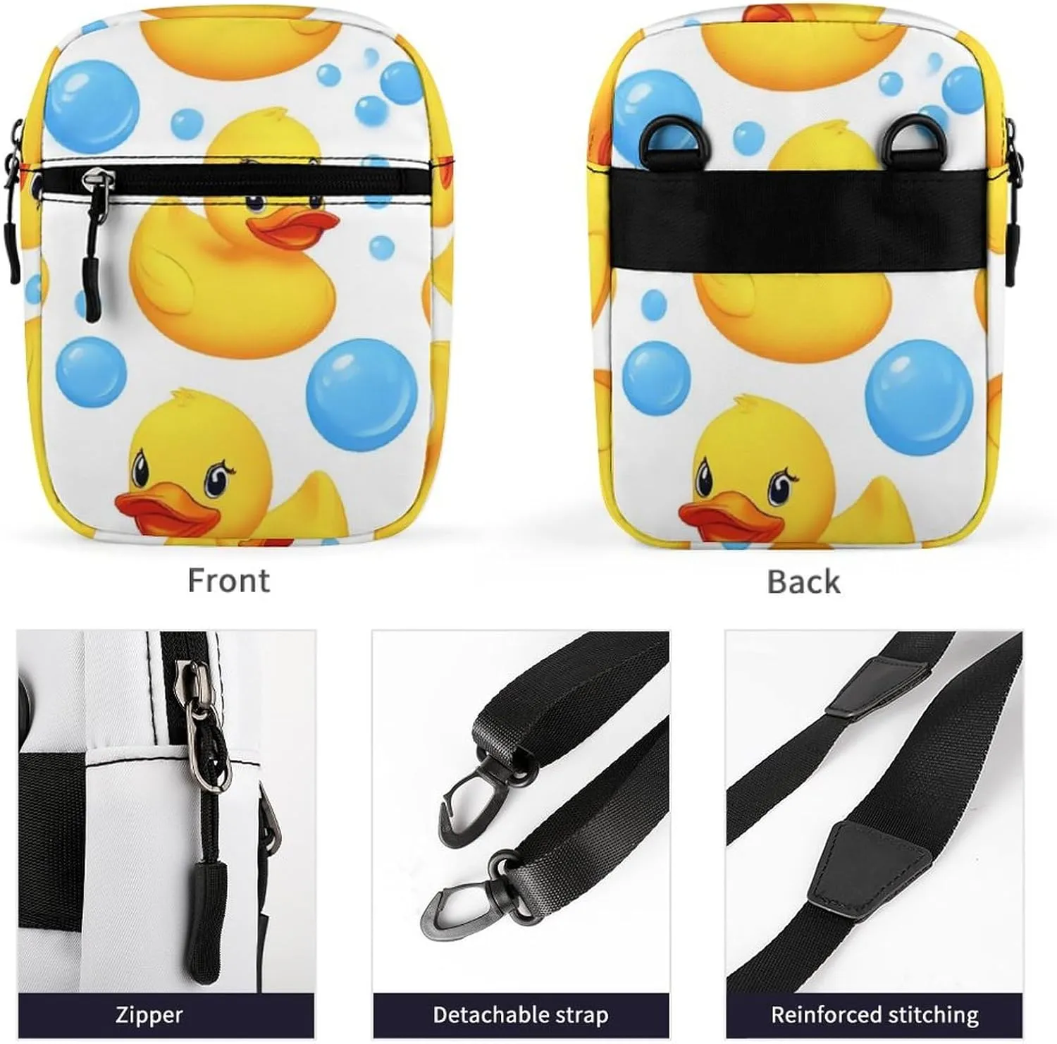 Mini Crossbody Bag for Women, Waterproof Zipper Shoulder Bag Casual Cell Phone Purse Travel Pouch