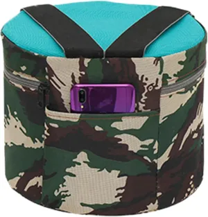 Mini Foldable Stool – Portable Travel Chair, Retractable Step Stool | Mobile Work Camping Seat Pocket Bench, Small Hiking Fold Up Picnics Seat Handy Outdoor Mowing Sitting Tool