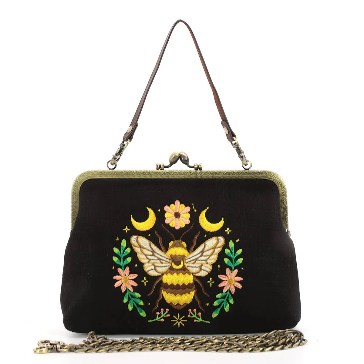 Moon Bee Kisslock Bag