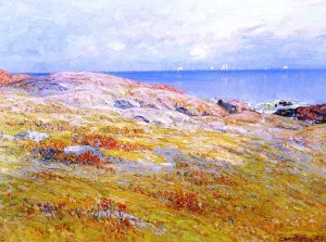 Moonrise at Sunset, Gloucester, Massachusetts by John Joseph Enneking - Art Print