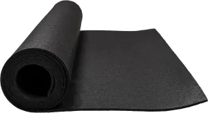 MSI Rubber Utility Mat 60" W x 96" L x 0.24" Thick - Non-Slip, Anti-Fatigue, Heat Resistant - Ideal for Gym Floors, Garages, Stables, Indoor & Outdoor Use - Heavy-Duty & Durable Protection