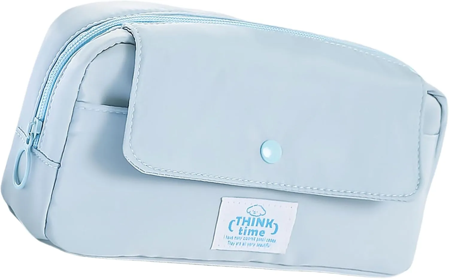 Multipurpose Pencil Pouches Sturdy Fabric with Elegant Designs Office Supplies Home Accessory for Professional, Blue