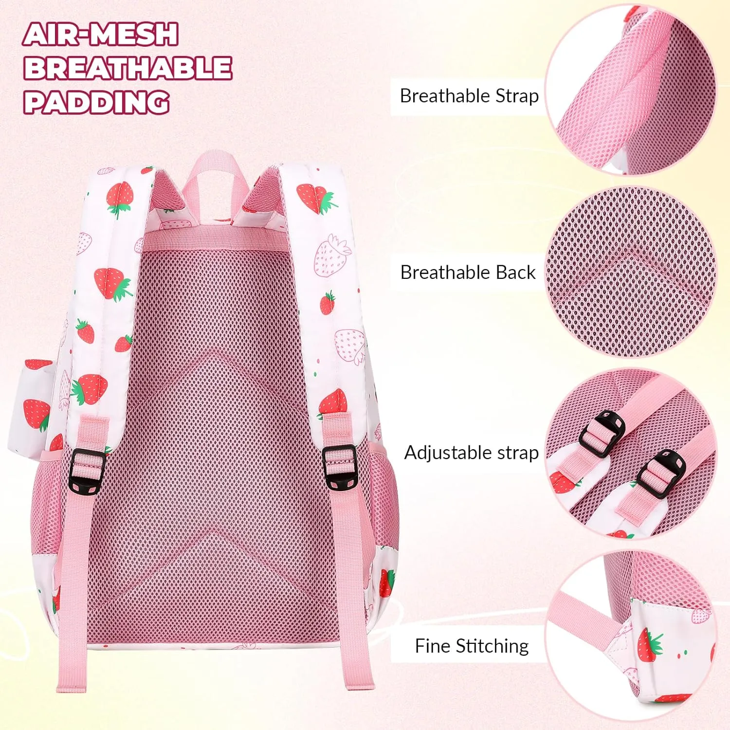 mygreen Kids Backpack, Kawaii Girls Backpack for School
