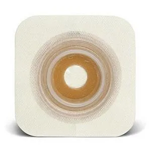 Natura® Convex Durahesive® Skin Barrier, 4-1/2" x 4-1/2" (11.5cm x 11.5cm) White, Moldable Stoma Opening 1/2" - 7/8" (13mm - 22mm), Flange 1-3/4" (45mm) - Box of 10